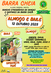 Cartaz Almo&ccedil;o e Baile 12 Outubro 2025