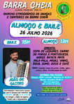 Cartaz Almo&ccedil;o e Baile 26 de Julho de 2026