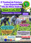 Cartaz 2&ordm; Festival de Folclore  Vila de Alhos Vedros
