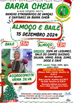 Cartaz Almo&ccedil;o e Baile 15 Dezembro 2024